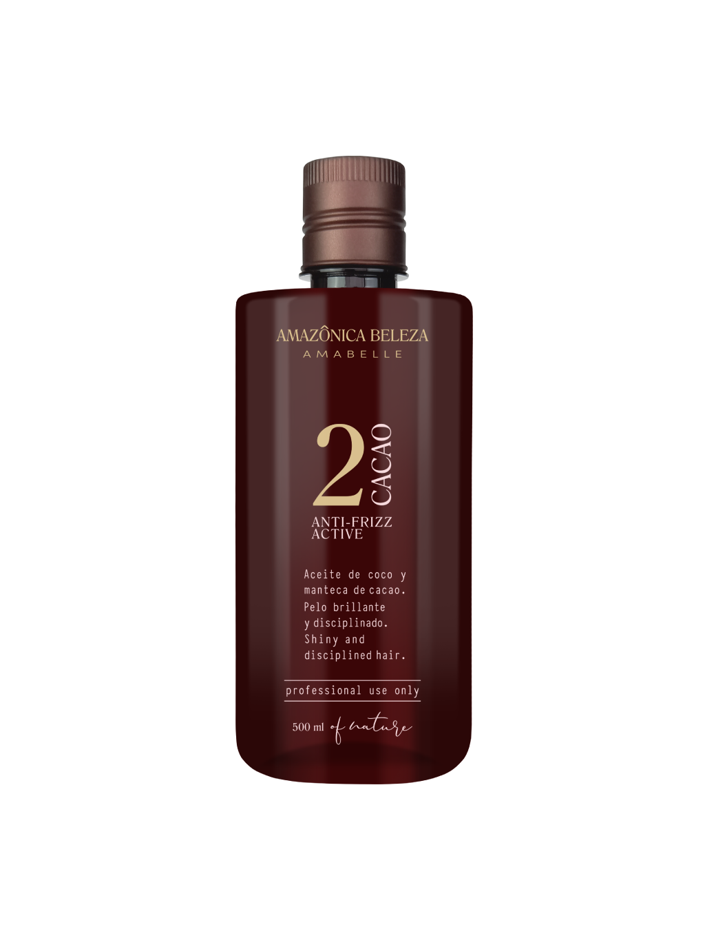 Keratin Step 2, Cacao Anti-Frizz Active, for Damaged Hair