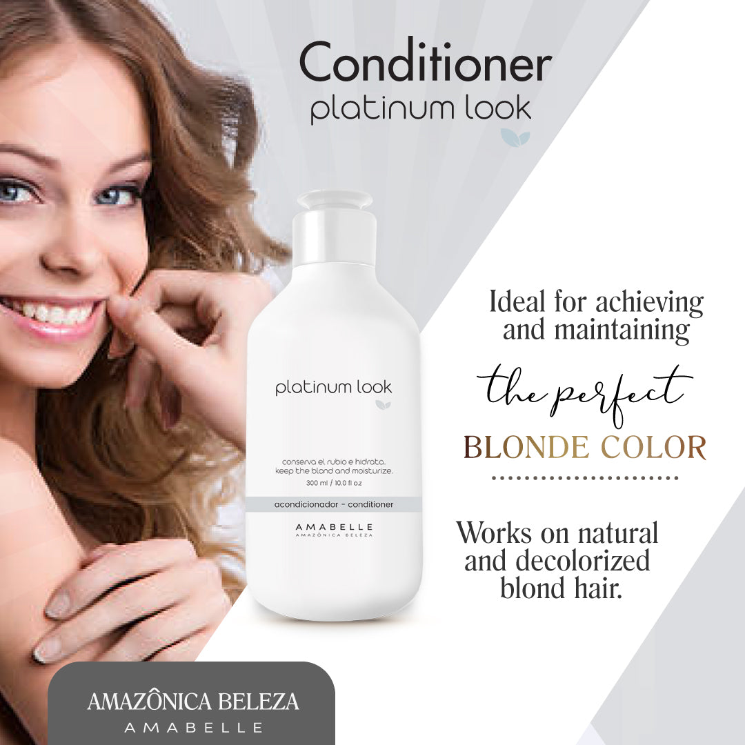Platinum Look Conditioner Repairs and Tones Blonde Hair