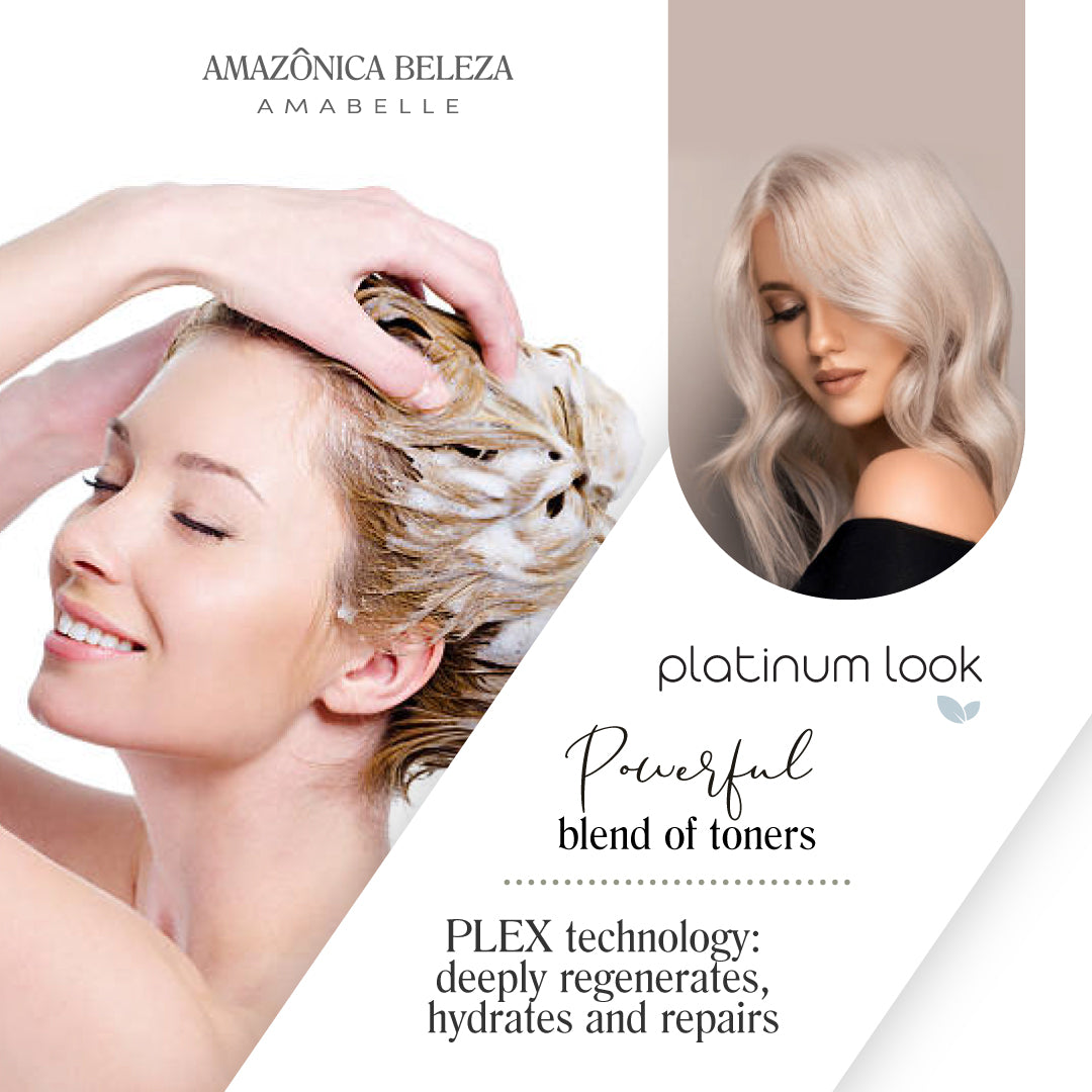 Platinum Look Kit, Repairs and Tones Blonde Hair